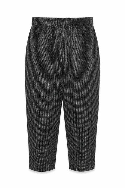 Womens UK Size 8 H&M Regular Fit Cropped Black Trousers