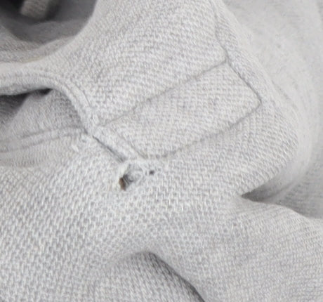 Marks & Spencer Men's Grey Polo, Medium, Short Sleeve