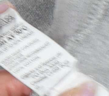 Marks & Spencer Men's Grey Polo, Medium, Short Sleeve