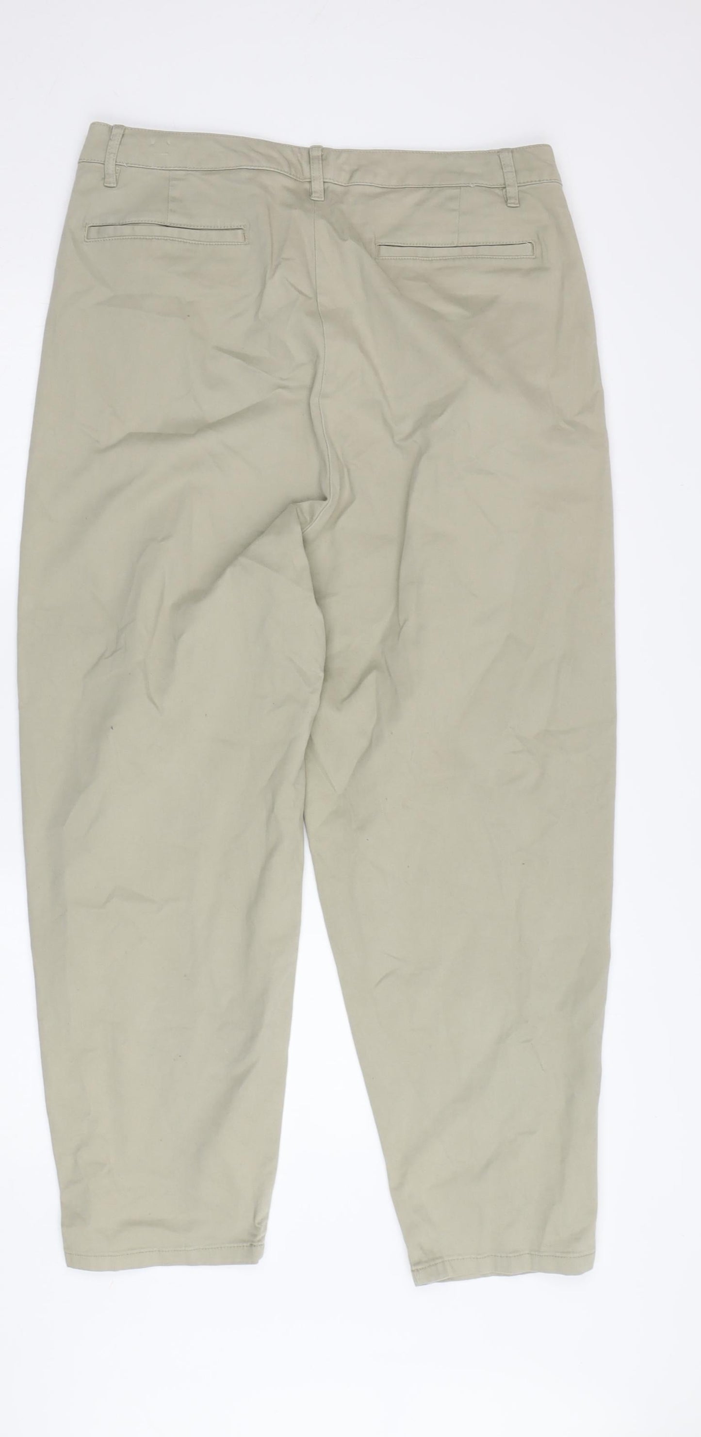 Mens UK Size L ASOS Design Regular Fit Chino Beige Trousers