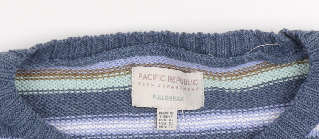 Teens UK Size XL Pacific Republic Multicoloured Pullover Jumper