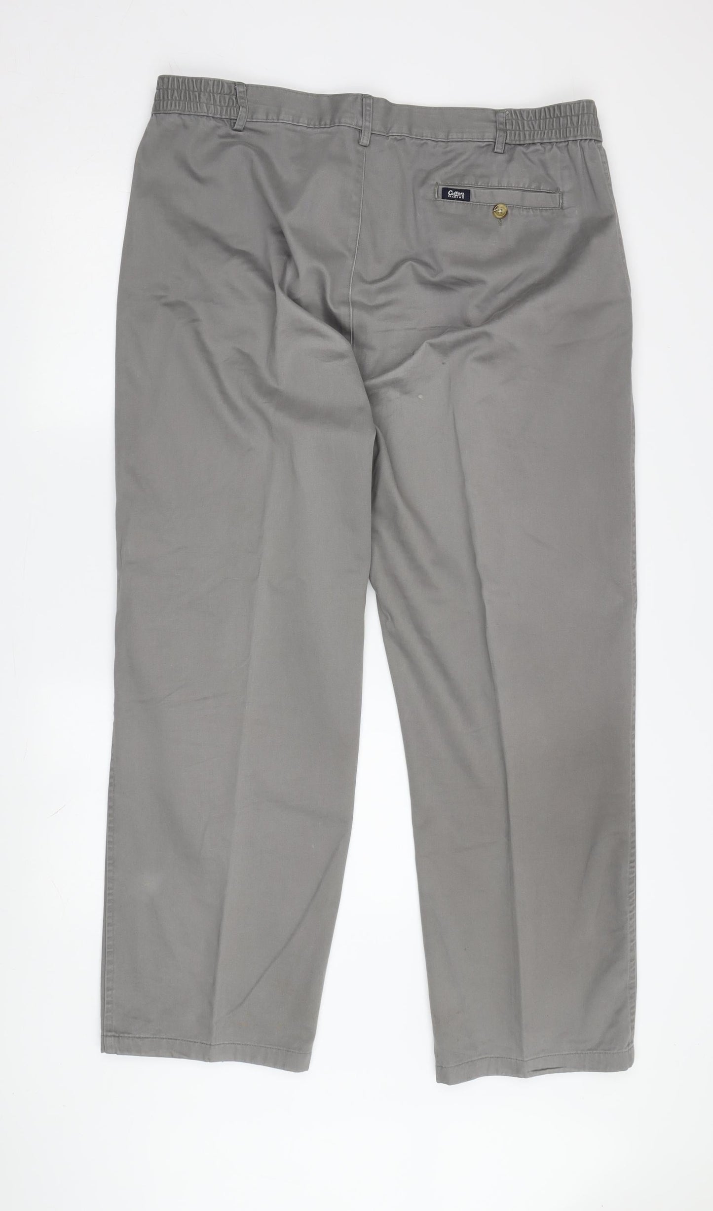 Mens UK Size 38 Cotton Traders  Chino Grey Trousers