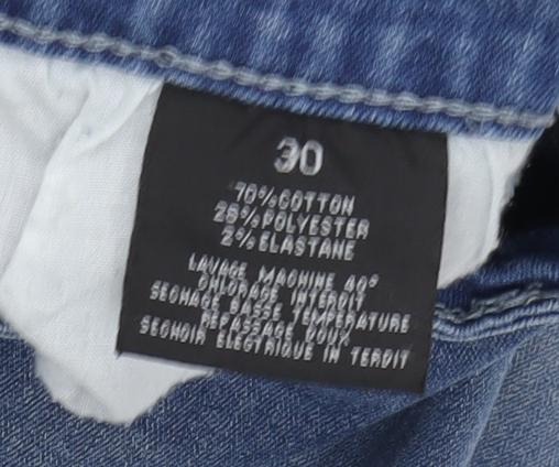 Mens UK Size 30 The Rockn Rev Slim Fit Skinny Blue Jeans
