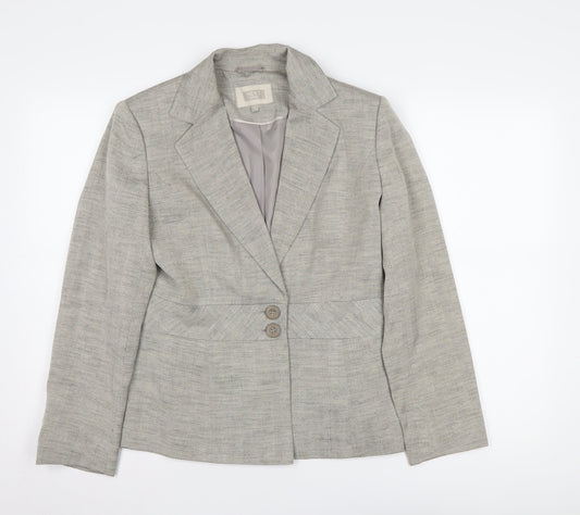 Next Women's Grey Blazer Petite Size 12