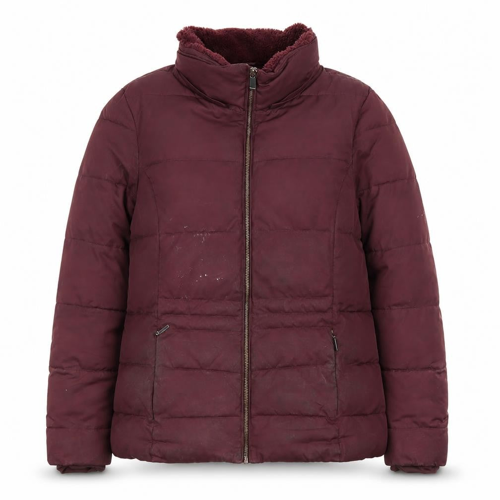 Marks & Spencer Women's Red Puffer Jacket Size 8