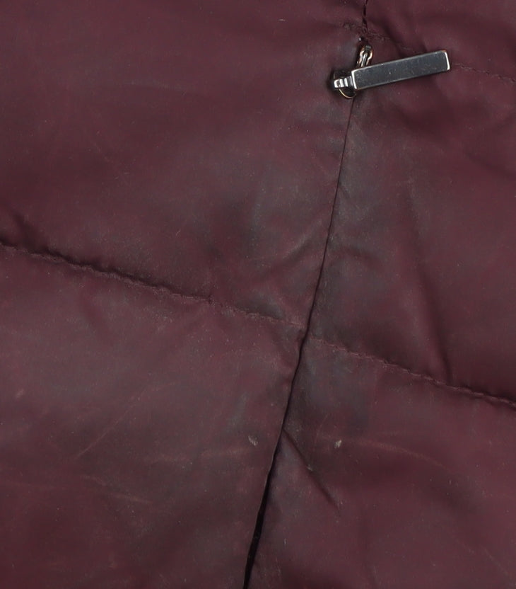 Womens UK Size 8 Marks and Spencer Red Puffer Jacket