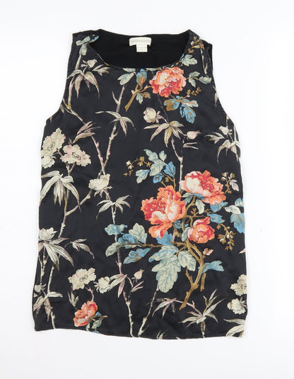 Womens UK Size 8 Monsoon Black Basic Tank