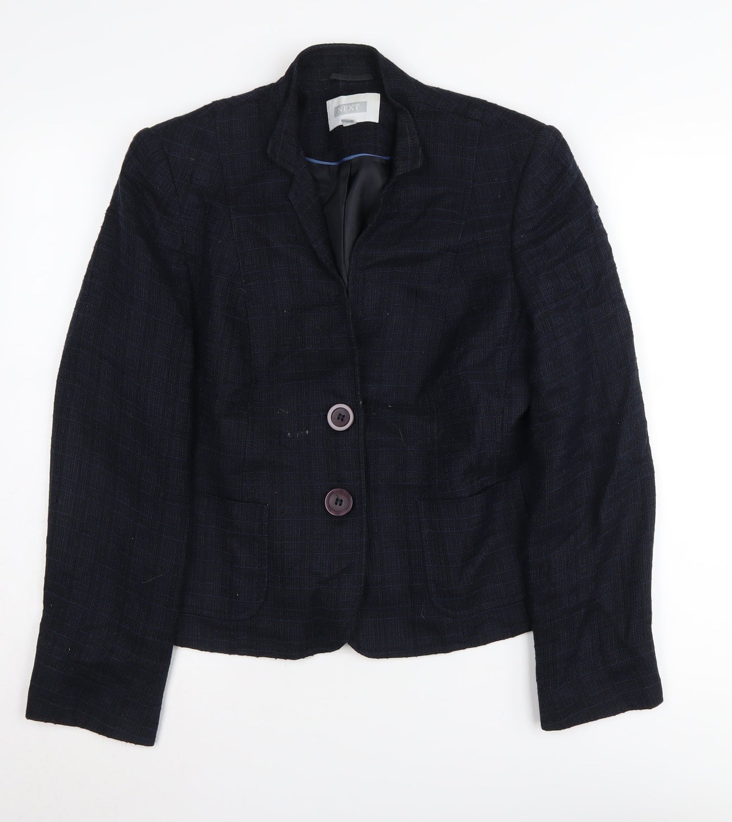 Next Women’s Black Regular Fit Check Suit Jacket