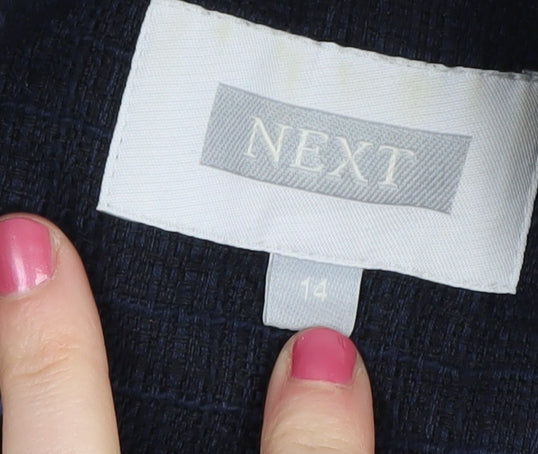 Next Women’s Black Regular Fit Check Suit Jacket