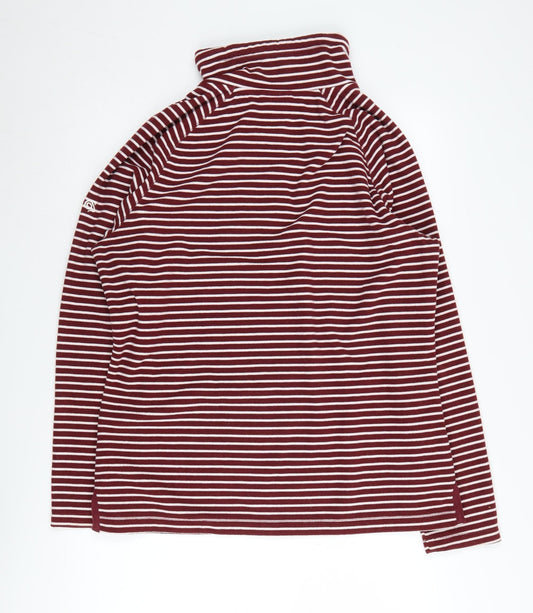 Craghoppers Women's Red Striped Sweatshirt Size 16