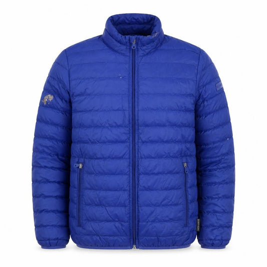 Mens UK Size M Armani Jeans Blue Puffer Jacket