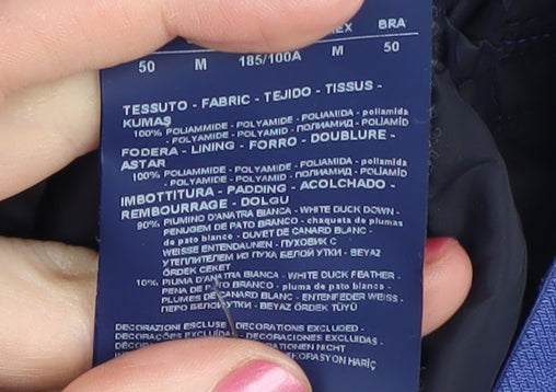 Armani Jeans Men's Blue Puffer Jacket M