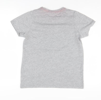 Unisex Adults UK Size M Harry Potter Grey Basic T-Shirt
