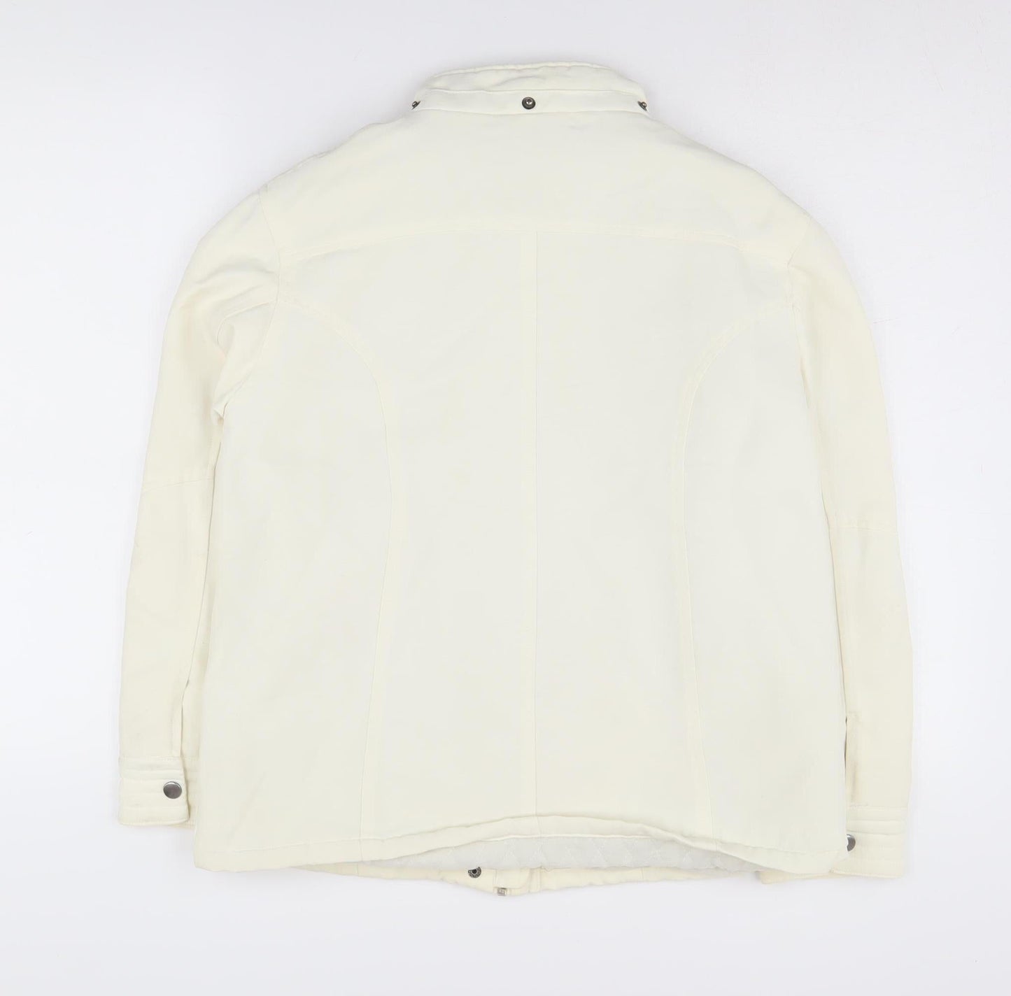 Womens UK Size 14 Wallis Ivory Basic Jacket