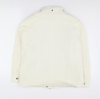 Womens UK Size 14 Wallis Ivory Basic Jacket