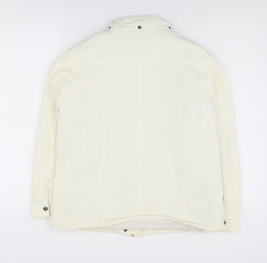 Womens UK Size 14 Wallis Ivory Basic Jacket