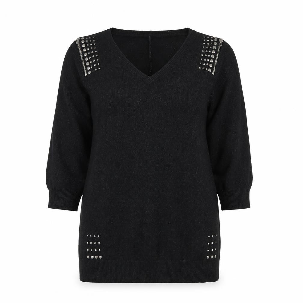 Womens UK Size M Wallis Black Pullover Jumper