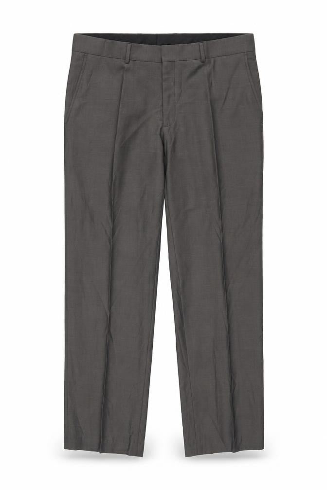 Mens UK Size 52 Calvin Klein Regular Fit Dress Pants Grey Trousers
