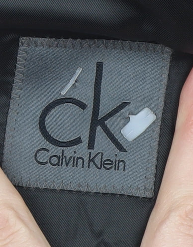 Mens UK Size 52 Calvin Klein Regular Grey Suit Jacket