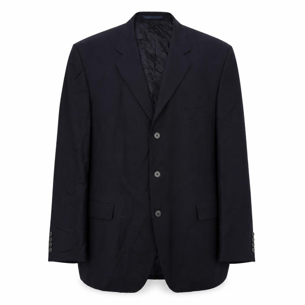 Mens UK Size 46 Pierre Cardin Regular Black Suit Jacket