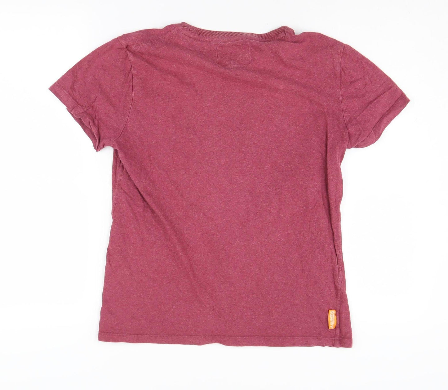 SuperDry Men's Red Medium Crew Neck T-Shirt