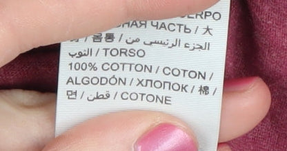 SuperDry Men's Red Medium Crew Neck T-Shirt