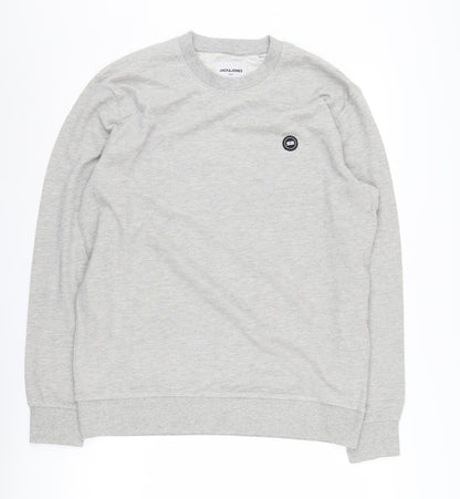 Mens UK Size XL JACK & JONES Grey Pullover Sweatshirt