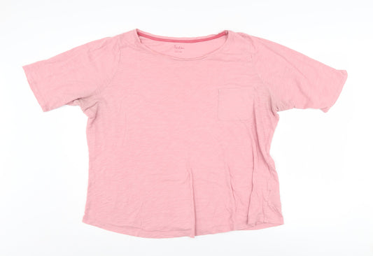 Boden Women's Pink T-Shirt, Size 22, Plus Size, Relaxed Fit