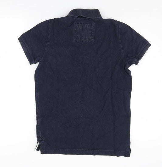 Abercrombie & Fitch Men's Blue Small Polo Shirt