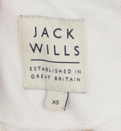 Mens UK Size XS Jack Wills White Pullover Sweatshirt