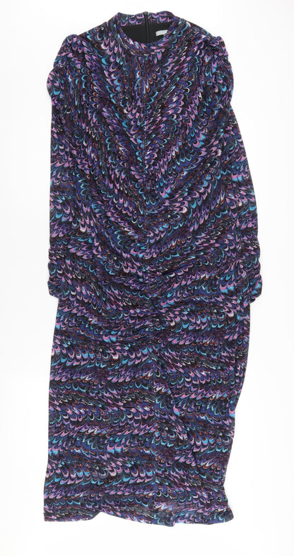 Oliver Bonas Women's Multicoloured Sheath Dress Size 12