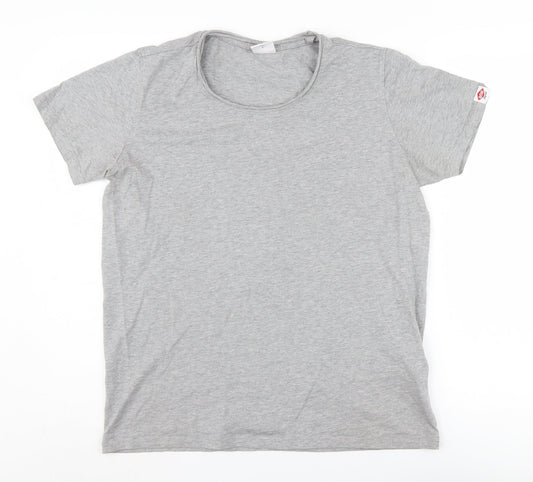 Unisex Adults UK Size M le coq sportif Grey Basic T-Shirt