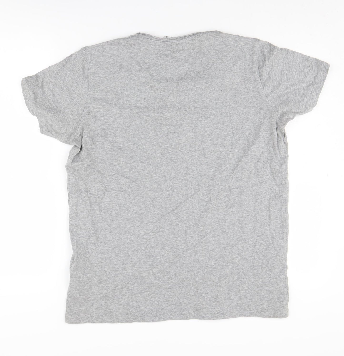 Unisex Adults UK Size M le coq sportif Grey Basic T-Shirt