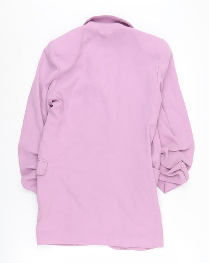 Marks and Spencer Women's Pink Blazer Size 8