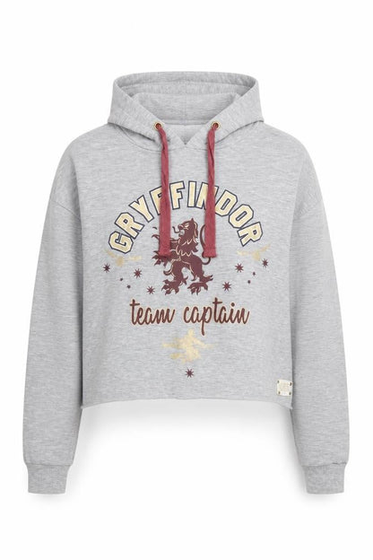 Womens UK Size L Harry Potter Grey Pullover Hoodie