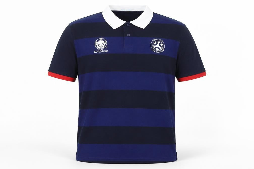 Mens UK Size 2XL UEFA Euro 2020 Polyester Blend Polo Shirt