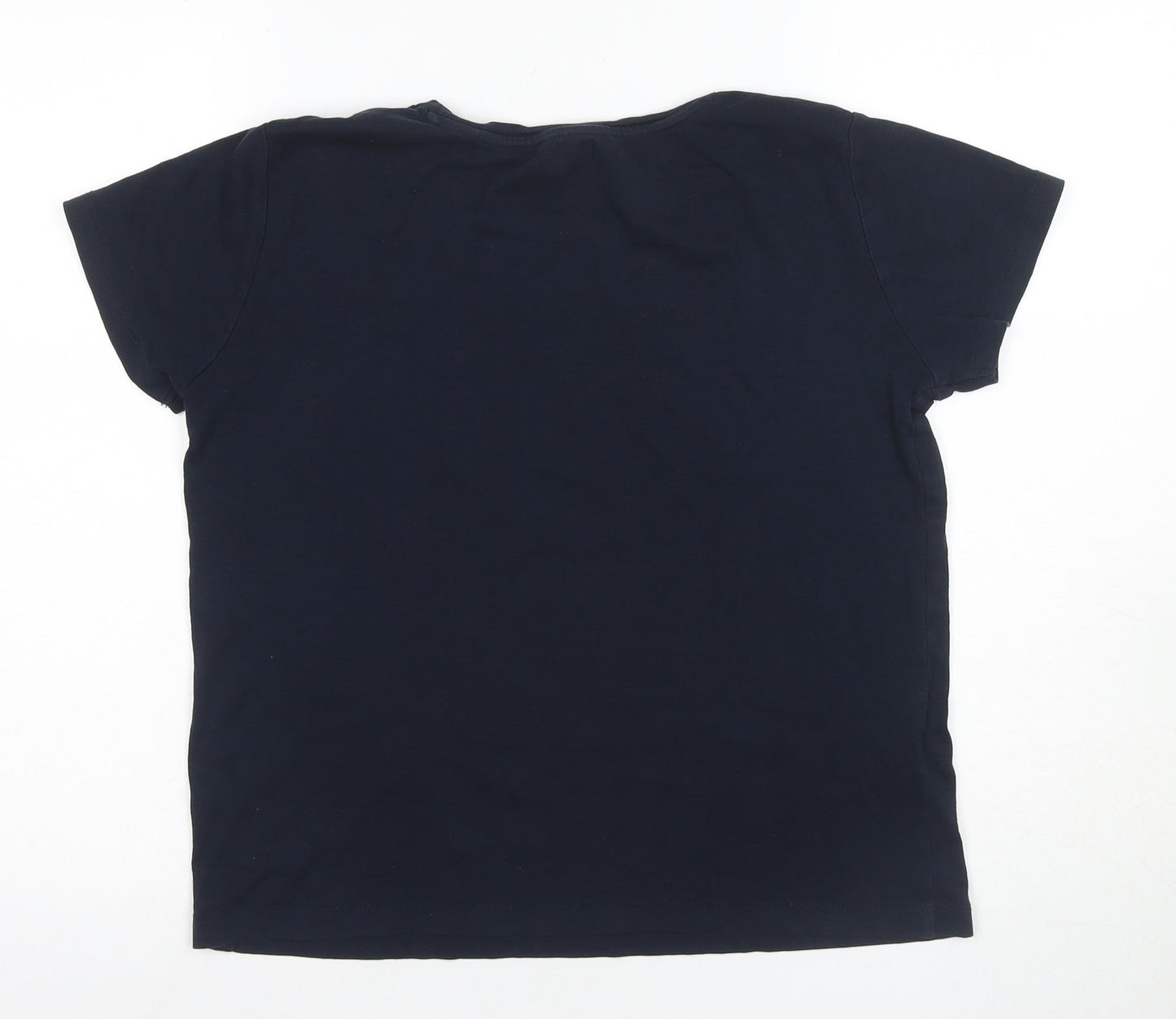 Womens UK Size XL MNG Black Basic T-Shirt