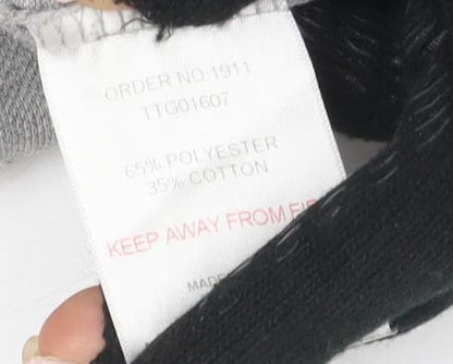 Sergio Tacchini Men's Grey Polo Shirt, M, Short Sleeve