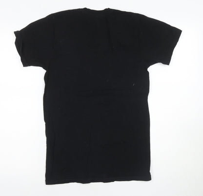 Mens UK Size S Hard Rock Black  T-Shirt