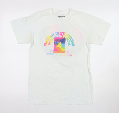 MSFTS REP Men's S Multicolour Trippy Summer T-Shirt