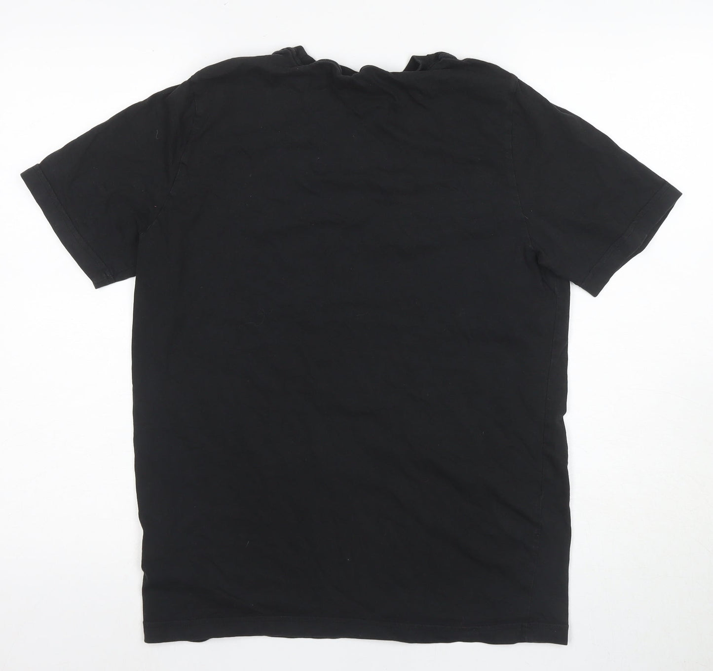 Puma Men's Black M Logo Sports T-Shirt