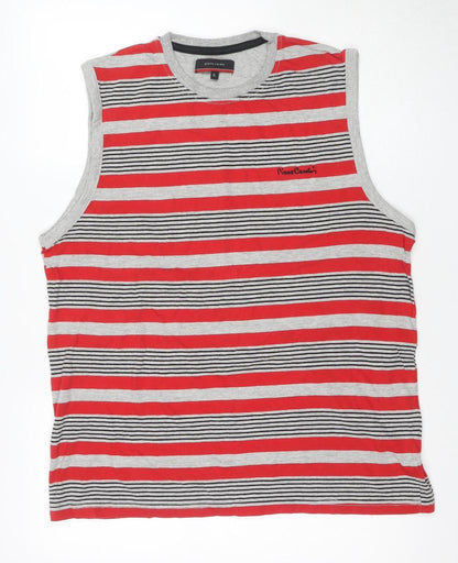 Pierre Cardin Men's Red XL Sleeveless T-Shirt