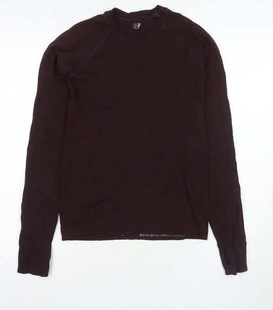 Sweaty Betty London Women's Brown Crew Neck Pullover S