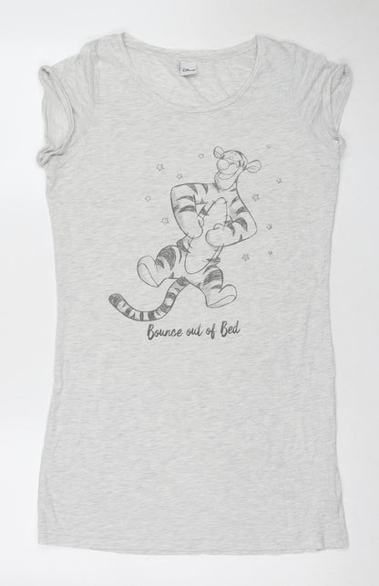 Disney Women's Grey Tigger Nightshirt, Size 6, Graphic Print