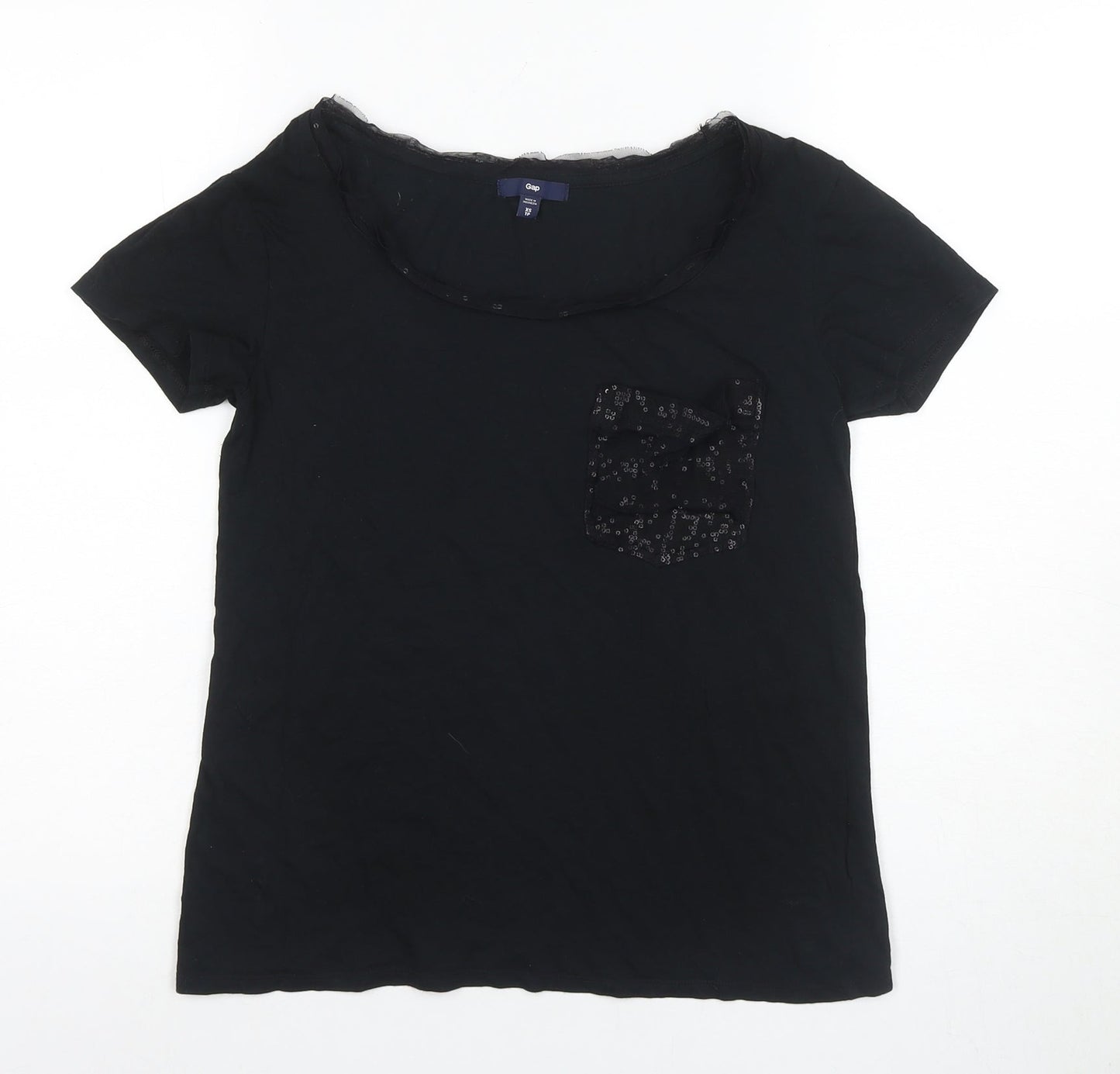 Mens UK Size XS Gap Black  T-Shirt