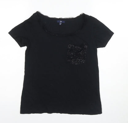 Mens UK Size XS Gap Black  T-Shirt
