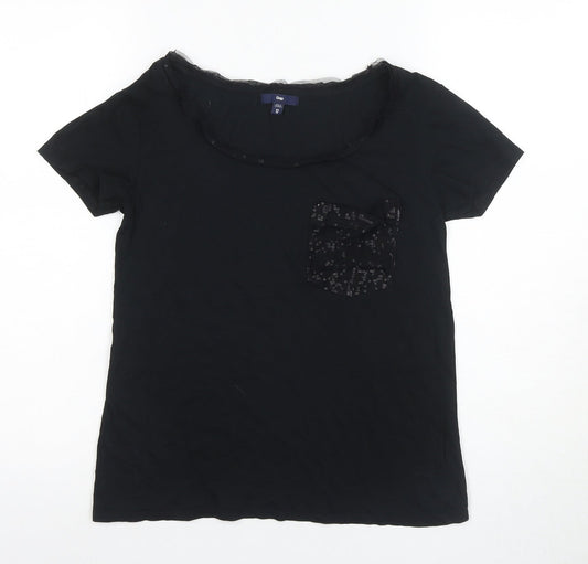 Mens UK Size XS Gap Black  T-Shirt