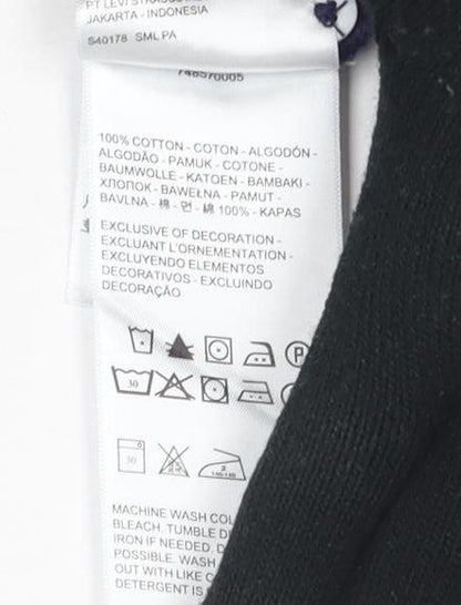 Levi's Men's Blue Polo Shirt Medium Short Sleeve