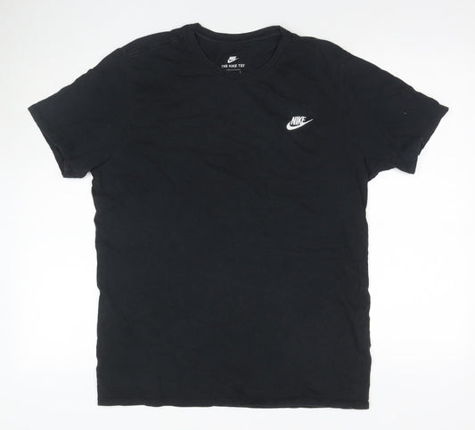 Nike Men's Black Athletic T-Shirt Size L Crew Neck