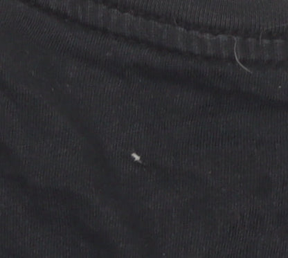 Nike Men's Black Athletic T-Shirt Size L Crew Neck